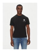 Save The Duck Tricou barbati DT2222M-BESY20 - Bumbac organic - Negru - Negru