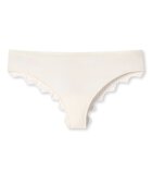 SCHIESSER Chiloti brazilieni cu dantela - Alb fildes