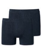 SCHIESSER Set de boxeri uni - 2 perechi - Albastru inchis