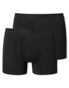 SCHIESSER Set de boxeri uni - 2 perechi - Negru