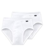SCHIESSER Set de chiloti din bumbac Essentials - 2 perechi - Alb