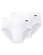 SCHIESSER Set de chiloti din bumbac Essentials - 2 perechi - Alb