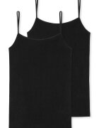 SCHIESSER Set de topuri - 2 piese - Negru