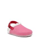 Scholl Papuci de casa pentru fete cu catarama - Textil - Roz
