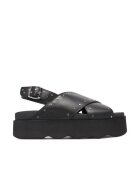 Scholl Sandale dama model 1004 Chantal - piele naturala - negru