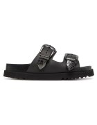 Scholl Slapi dama model 1004 Irving - piele naturala - negru