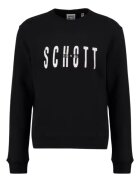 SCHOTT Bluza barbati bleumarin - bumbac - logo - broderie -