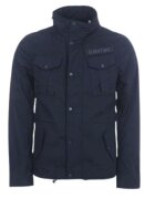 SCHOTT Geaca barbateasca M65 AIR - militar - albastru marin - poliester-bumbac - cu gluga -