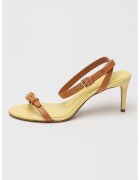 Schutz Sandale din piele Aurora - Galben pal/Caramel