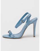 Schutz Sandale din piele cu catarame Aurora - Albastru pastel