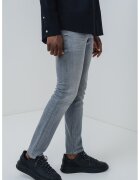 Scotch & Soda Blugi skinny cu talie medie - Gri deschis