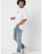 Scotch & Soda Blugi slim fit cu nasturi Ralston - Albastru melange