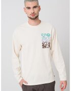 Scotch & Soda Bluza cu imprimeu grafic - Turcoaz/Bej deschis