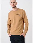 Scotch & Soda Bluza de trening cu model grafic - Caramel