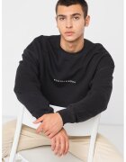 Scotch & Soda Bluza de trening din bumbac - cu decolteu la baza gatului - Negru