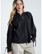 Scotch & Soda Bluza uni de bumbac - Negru