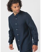 Scotch & Soda Camasa de in cu guler tunica - Albastru ultramarin