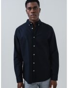 Scotch & Soda Camasa regular-fit cu guler fixat cu nasturi - Negru