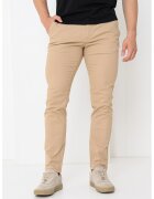 Scotch & Soda Pantaloni chino regular fit Mott - Maro nisip