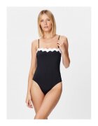 Seafolly Costum de baie dama 11097-717 - Nylon/Elastan - Negru - Negru