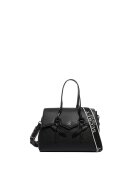  SECRET PON PON. - Geanta crossbody cu bareta cu logo Elysia Pro - Negru