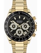 Sekonda Ceas Circuit Chronograph - quartz - auriu - negru - 5 ATM