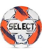 Select Minge handbal Ultimate European League Replica 3 V25 EHF - alb/portocaliu - marimea