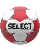 Select Minge handbal - V25 - alb-rosu - material spuma - marime