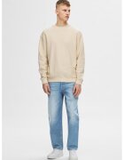 Selected Homme Blugi relaxed fit cu aspect decolorat - Albastru deschis
