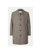 Selected Homme Palton barbati - 304509803 - Lana/Poliester reciclat - Bej - Bej