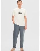 Selected Homme Pantaloni chino uni - Albastru prafuit