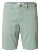 Selected Homme Pantaloni scurti barbati 16092329 - Bumbac organic - Verde - Verde