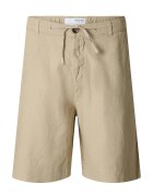 Selected Homme Pantaloni scurti barbati 16097541 - In/Bumbac - Bej - Bej
