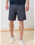 Selected Homme Pantaloni scurti chino din amestec de in Owen - Bleumarin