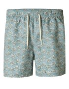 Selected Homme Pantaloni scurti de baie barbati 16089427 - Poliester reciclat - Verde - Verde
