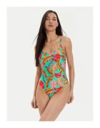Selmark Costum de baie dama - 303690595 - Poliamida/Elastan - Multicolor - Multicolor
