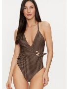 Selmark Costum de baie dama - 303691196 - Poliamida - Maro - Maro