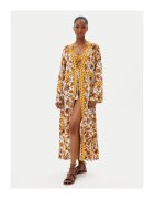 Selmark Rochie BM297 C62 - galben - 100% viscoza -