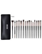 SensoPRO Set 15 pensule machiaj Senso Pro Milano Black Rose Gold + Borseta