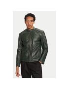 Serge Pariente Geaca barbati - 304925078 - Piele naturala - Verde - Verde