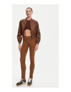 Serge Pariente Geaca dama - stretchy - piele naturala - maro