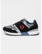 Sergio Tacchini Pantofi sport cu insertii sintetice si de plasa Ace - Negru/Gri