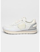 Sergio Tacchini Pantofi sport din material sintetic cu insertii de plasa Venezia - Alb optic/Argintiu