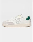 Sergio Tacchini Pantofi sport din piele cu garnituri din piele intoarsa Taormina - Alb optic/Verde aquamarin