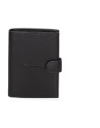 Sergio Tacchini Portofel pliabil de piele - Negru
