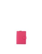 Sergio Valentini Portofel dreptunghiular din piele ecologica cu model uni - Fucsia
