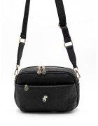 SilverPolo Geanta crossbody cu logo - Negru
