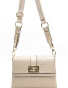 SilverPolo Geanta crossbody de piele ecologica - Maro nisip