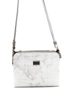 SilverPolo Geanta crossbody din piele ecologica - Alb murdar