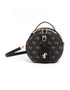 SilverPolo Geanta crossbody din piele ecologica - Negru stins
